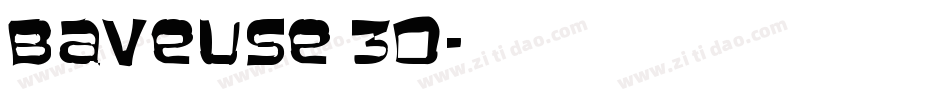 Baveuse 3D字体转换